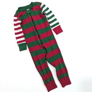 Hanna Andersson Pajamas Children's Size 18-24m Christmas Stripe One Piece